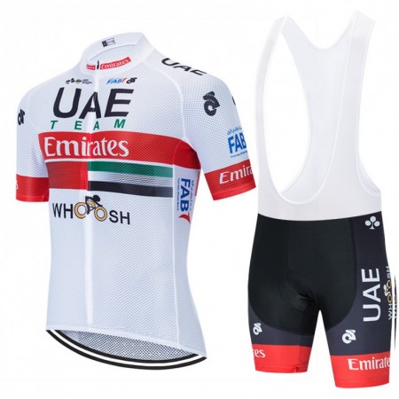 Completo Maglia + Pantaloncino con bretelle 2020 UAE Team Emirates N001 Completo Maglia + Pantaloncino con bretelle 2020 UAE Team Emirates N001